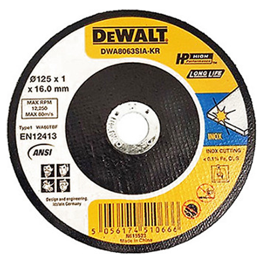 Dewalt DWA8063SIA Cutting Disc 5 Dewalt DWA8063SIA Cutting Disc 5